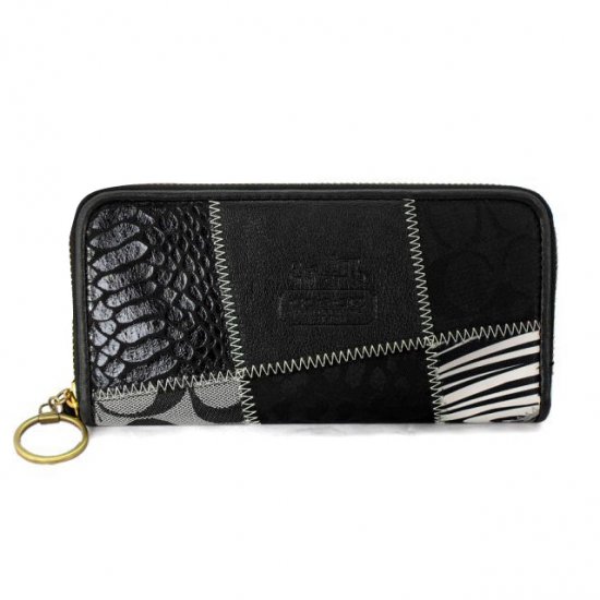 Coach Holiday Matching Large Black Multi Wallets EDD | Women